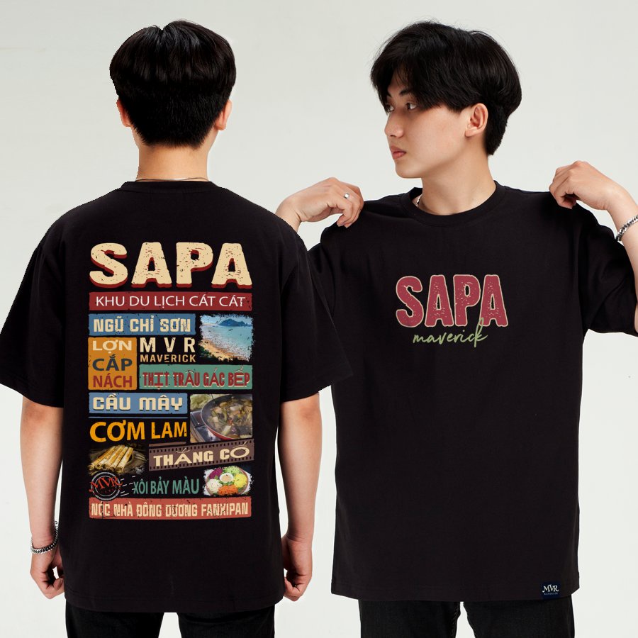 ÁO THUN Sapa - under form unisex ao cặp gia đình rộng tay dài lỡ genZ phông cotton fact localbrand MVR BB4299
