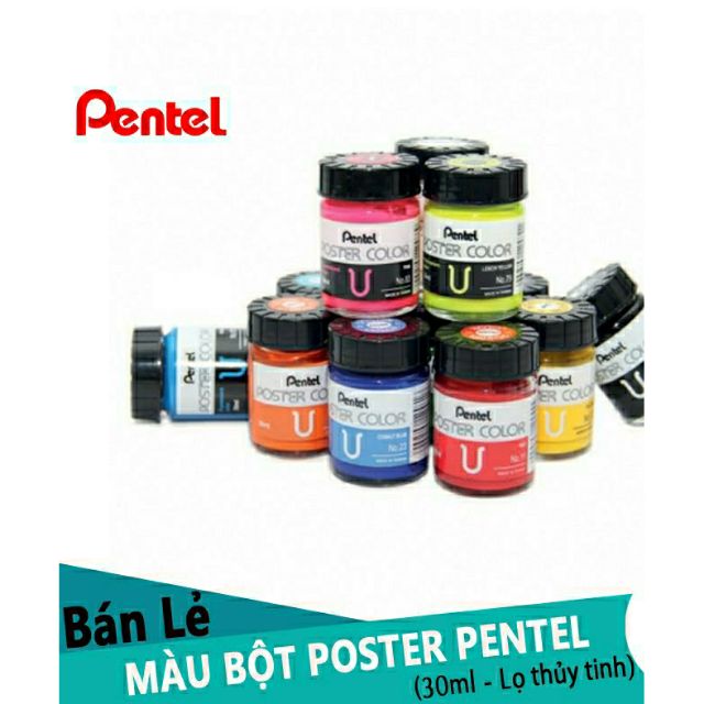 MÀU NƯỚC PENTEL LỌ LẺ