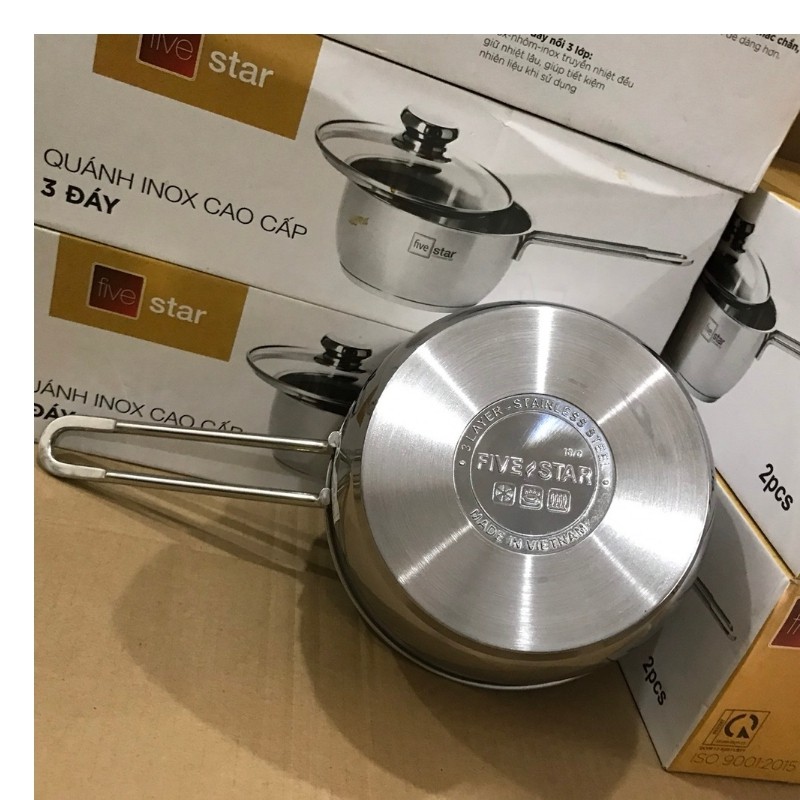 Nồi khuấy bột five star bằng inox cao cấp chính hãng dùng được mọi loại bếp DrbStore