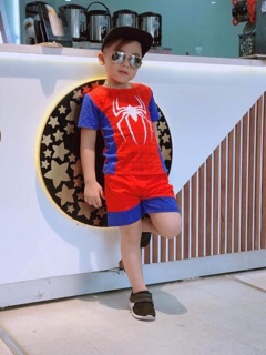 Bộ siêu nhân nhện cho bé trai