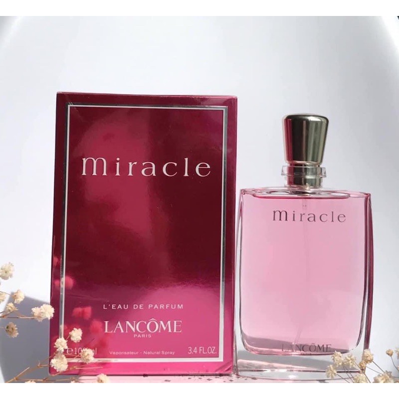 [HÀNG HOT]nước hoa nữ lancome miracle 🌸bản full size 100ml 🌸 dịu dàng - thanh khiết🌸