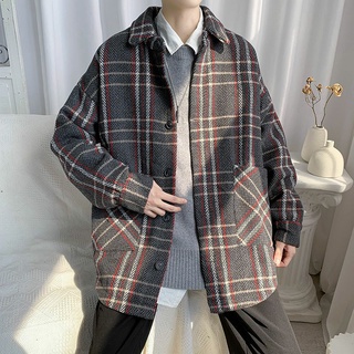 Áo Khoác Dạ Kẻ Dọc Unisex