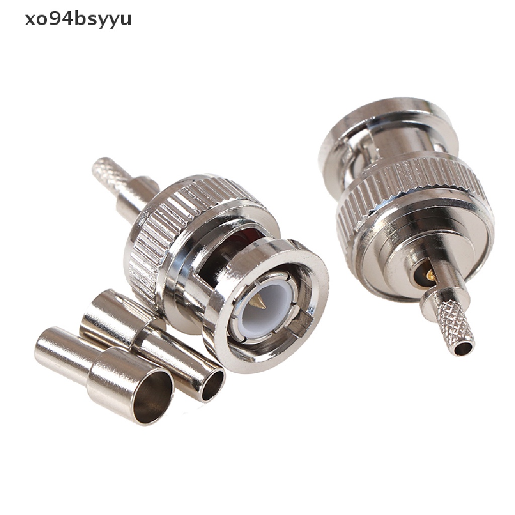 Set 10 Đầu Nối Cáp Cửa Sổ Phích Cắm BNC Xo94Bsyu RG316 RG174 RG179 LMR100 Chuyên Dụng