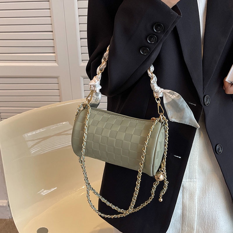 Túi Đeo Chéo Dây Xích Phong Cách Retro niche Dành Cho Nữ