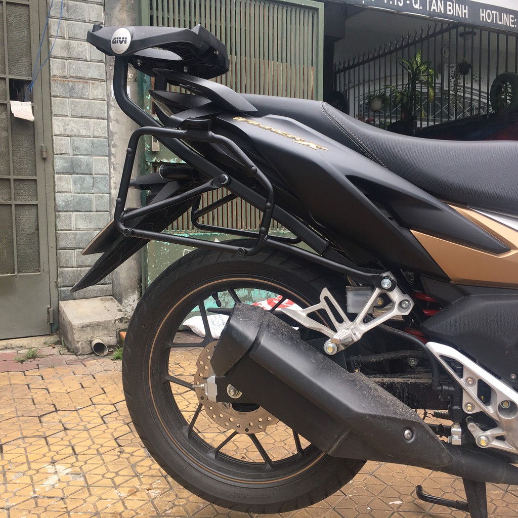Bộ Baga Givi Gắn Thùng Hông Givi Cho Xe Honda Winner Và Winner X V1, V2, V3 - Baga Hông GIVI SBL RS150R - Bạn Phượt