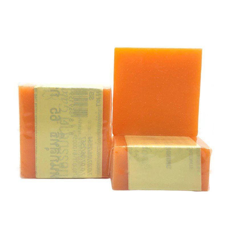 Xà Phòng Cam Nghệ Thái Lan Xà Phòng Galong Trắng Da Giảm Mụn Thâm Orange Soap 65gr