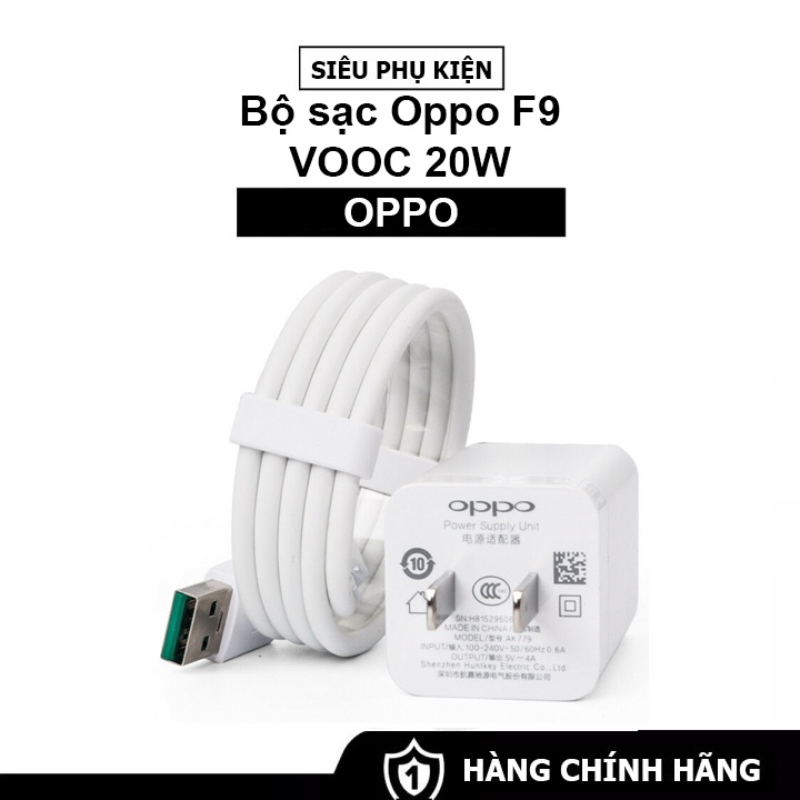 Sạc Nhanh Oppo F9 Công Nghệ VOOC - 20W Chính Hãng