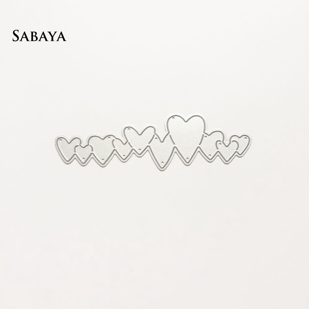 Khuôn cắt giấy kim loại hình trái tim sáng tạo