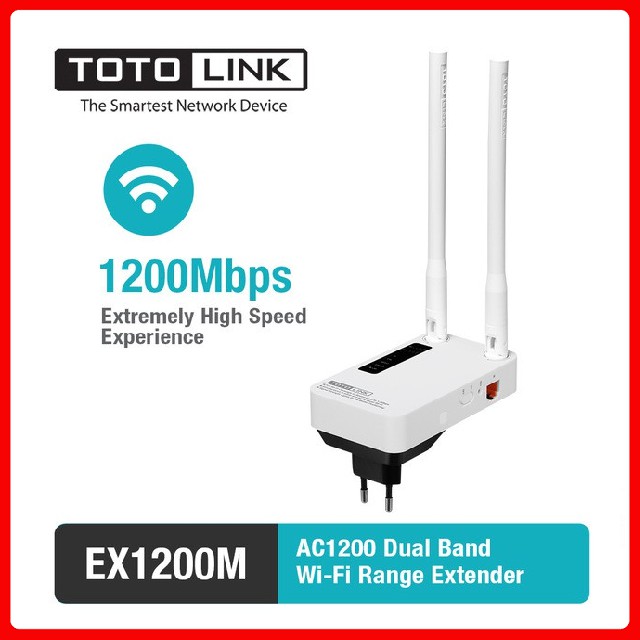 Kích sóng Wi-Fi Băng Tần Kép AC1200 Totolink EX1200M - BH24 Tháng Chính hãng | BigBuy360 - bigbuy360.vn