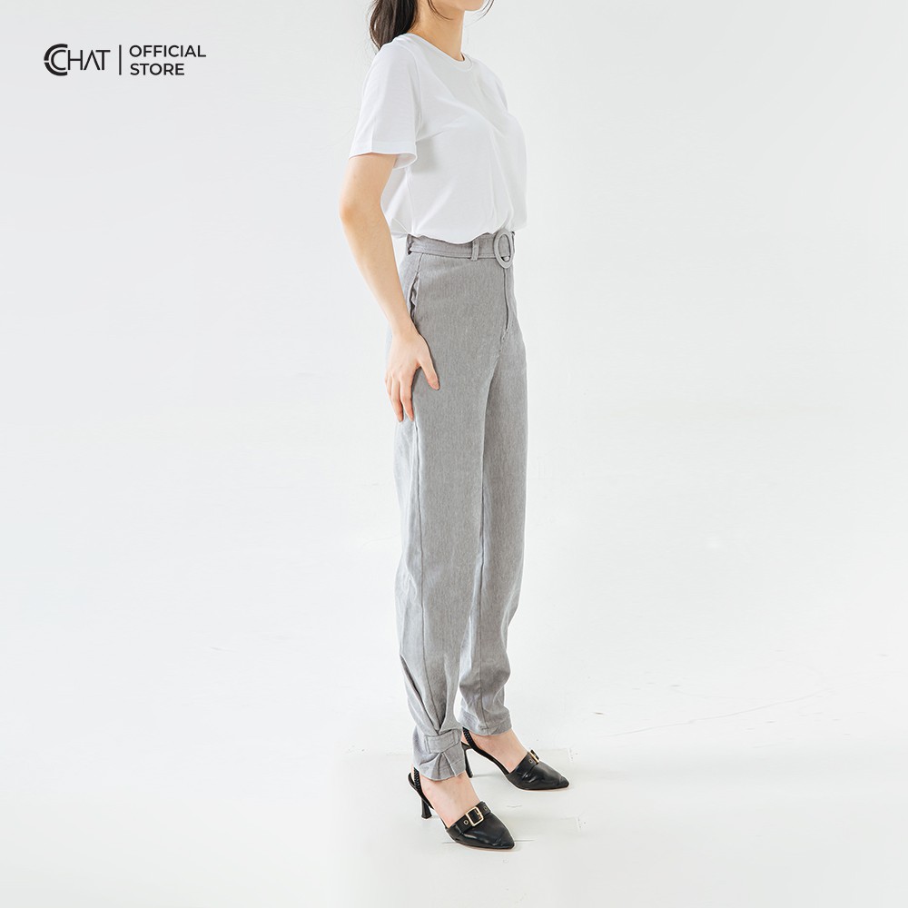 Quần baggy gập ly gấu chết CCHAT