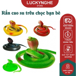 Rắn Giả Cao Su Trêu Chọc Bạn Bè Nhiều Màu 60cm