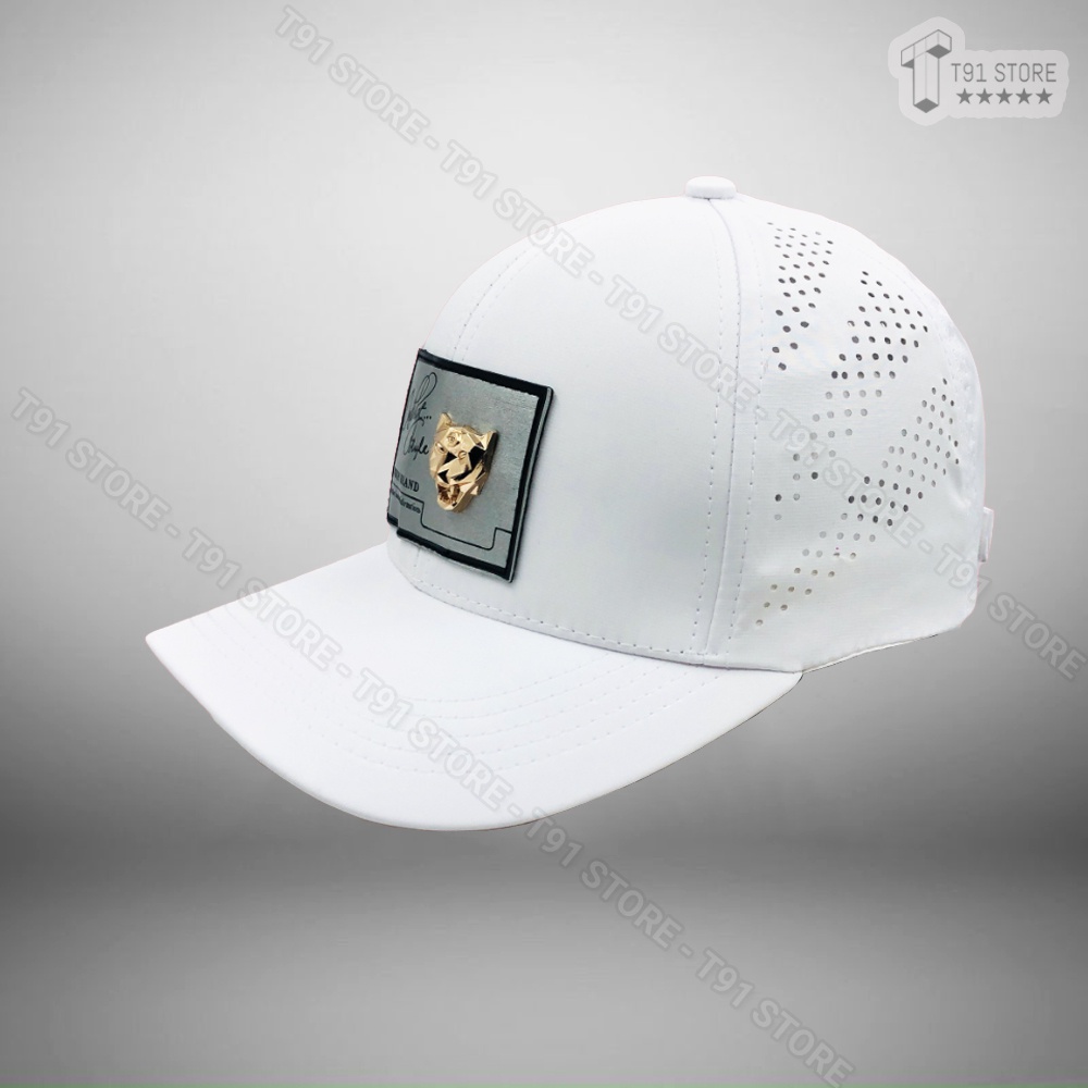 Mũ thể thao logo đính sói siêu đẹp - Mũ lưỡi trai thể thao chất liệu dù lỗ thoáng mát , Unisex dùng cho cả nam và nữ