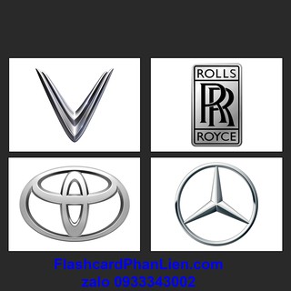 Logo các hãng xe hơi nổi tiếng trên thế giới flashcard gleen doman