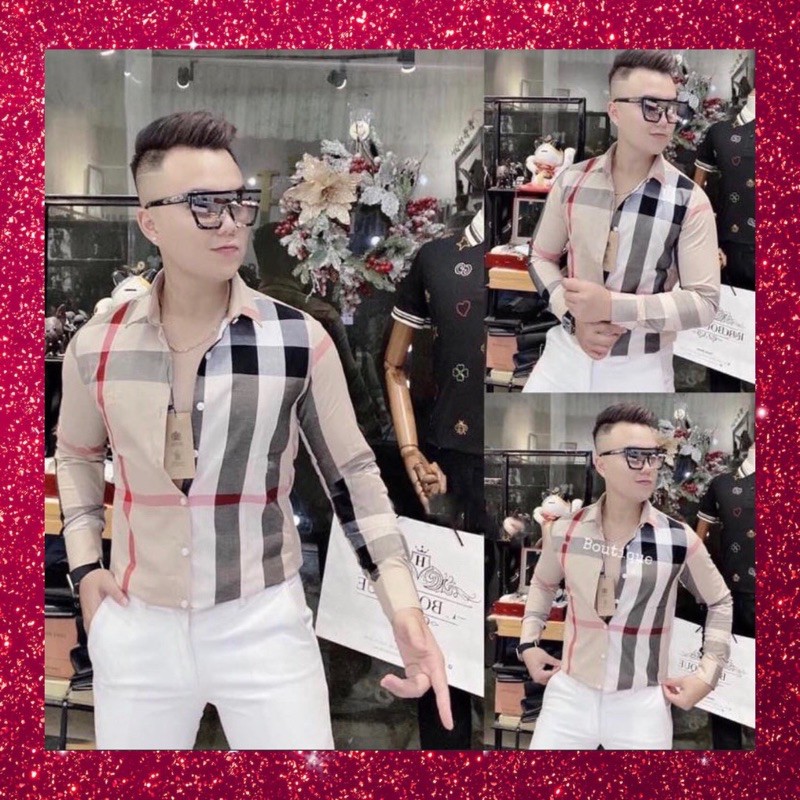 áo sơ mi nam sọc, kẻ ô, cảro, sơ mi cặp đôi dài tay vải 3d lụa mềm mịn đi chơi, đi tiệc