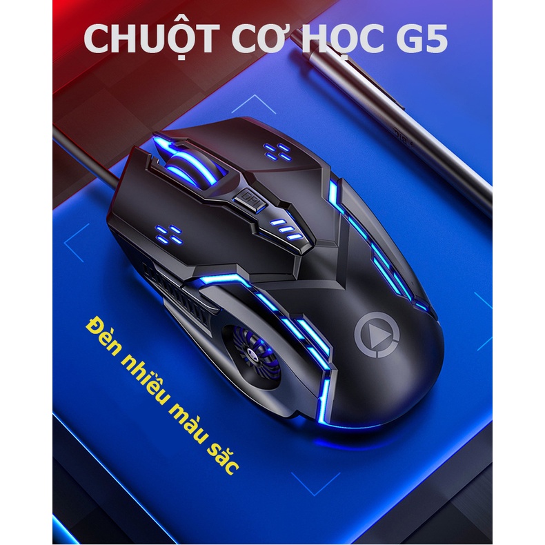 Chuột Máy Tính Gaming Có Dây Chính Hãng YINDIAO G5 DPI3200