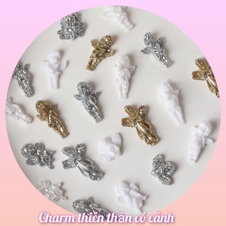 Charm thiên thần có cánh trang trí móng tay,charm thiên thần chuyên sử dụng để trang trí móng tay