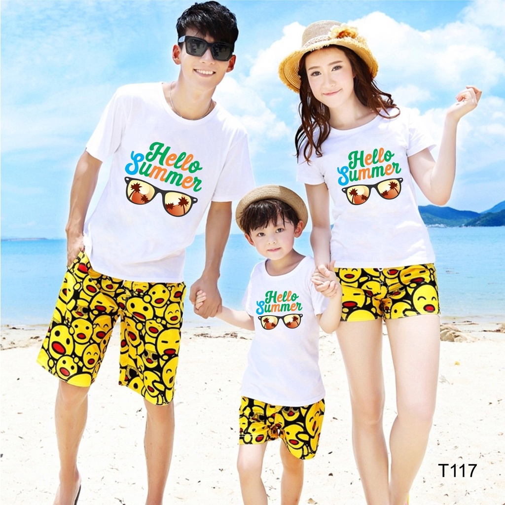 Áo thun đồng phục đi biển, áo đồng phục hội nhóm đi chơi, du lịch chất cotton mát mẻ BSTDP08