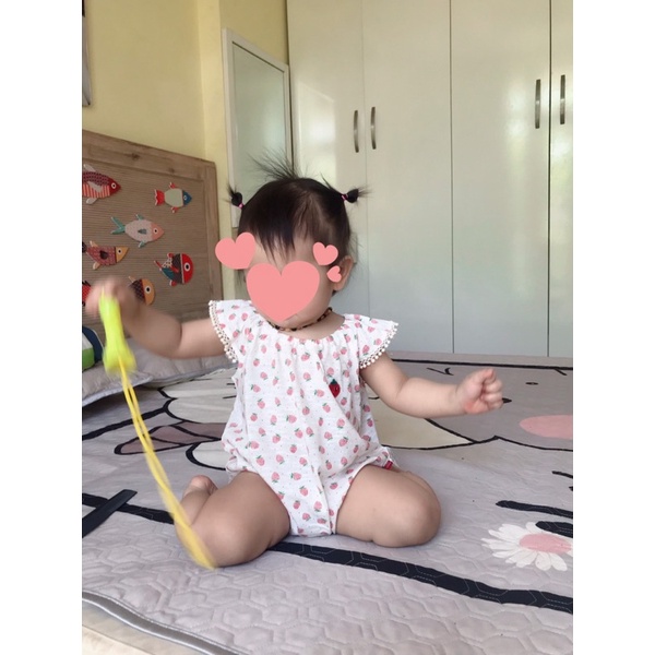 Combo body chip cotton bé gái Happyland 2 chiếc 61946