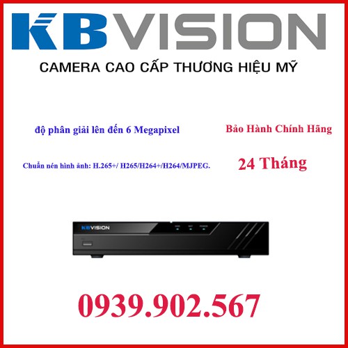 Đầu ghi hình camera IP KBvision KX-A8128N2 - 8 kênh