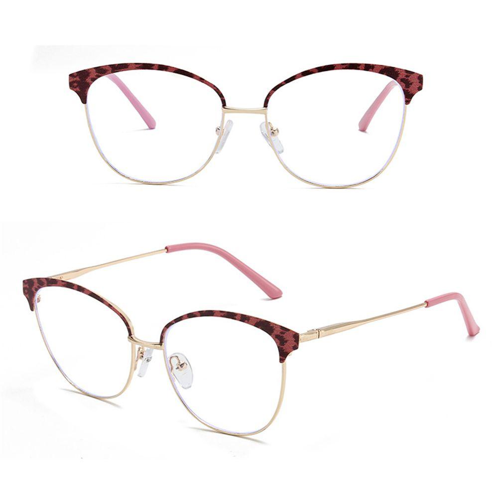 JUNE Kính Mát Gọng Họa Tiết Da Báo Thời Trang Cho Nam Nữ