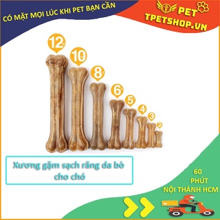 (Nhiều loại) Xương da cho chó gặm đồ ăn cho chó dạng bánh thưởng