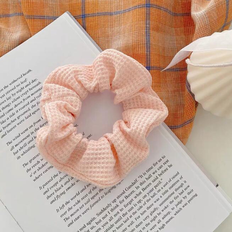 Dây Buộc Tóc Phối Họa Tiết Caro Thời Trang Cho Nữ