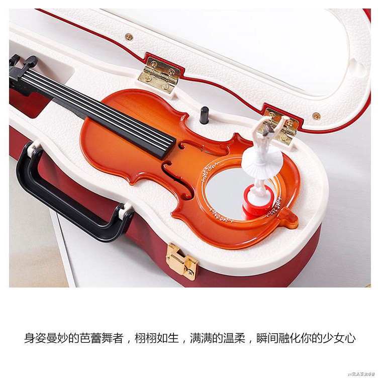 Hộp Nhạc Hình Cô Gái Múa Đàn Violin Cổ Điển Độc Đáo