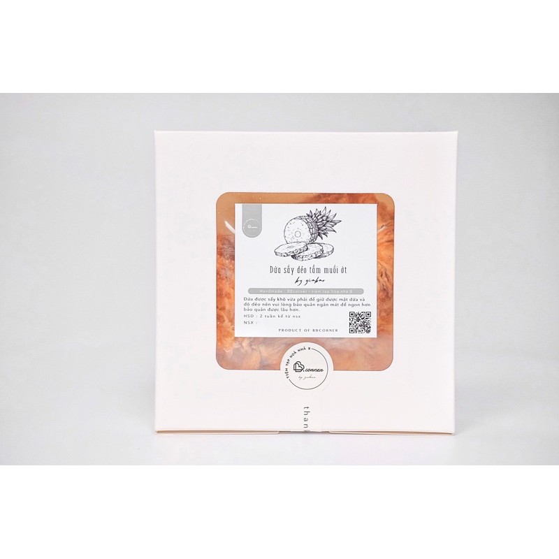 Dứa / thơm sấy muối ớt dẻo (order 1-2 ngày)