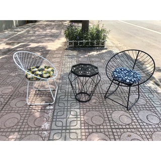 GHẾ NÓN SẮT(KO NỆM)- ghế cafe