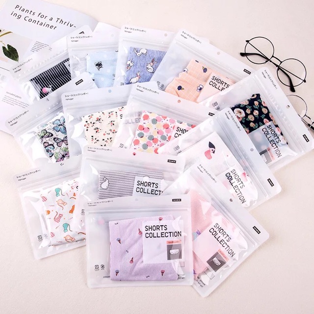 COMBO 5 quần thun lạnh túi zip xuất nhật