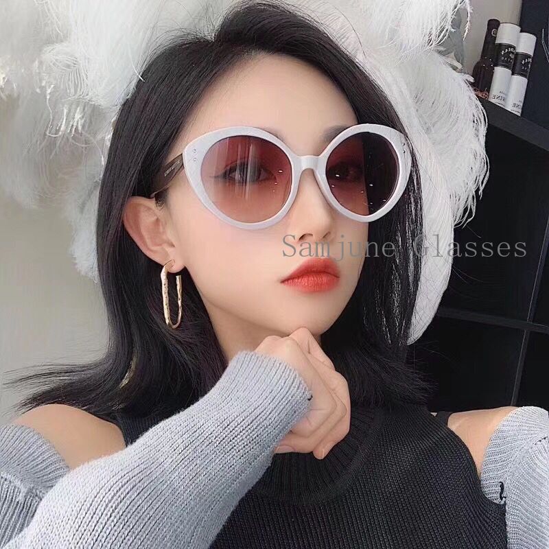 Kính Mát SAMJUNE Gọng Mắt Mèo Thời Trang Cho Nữ