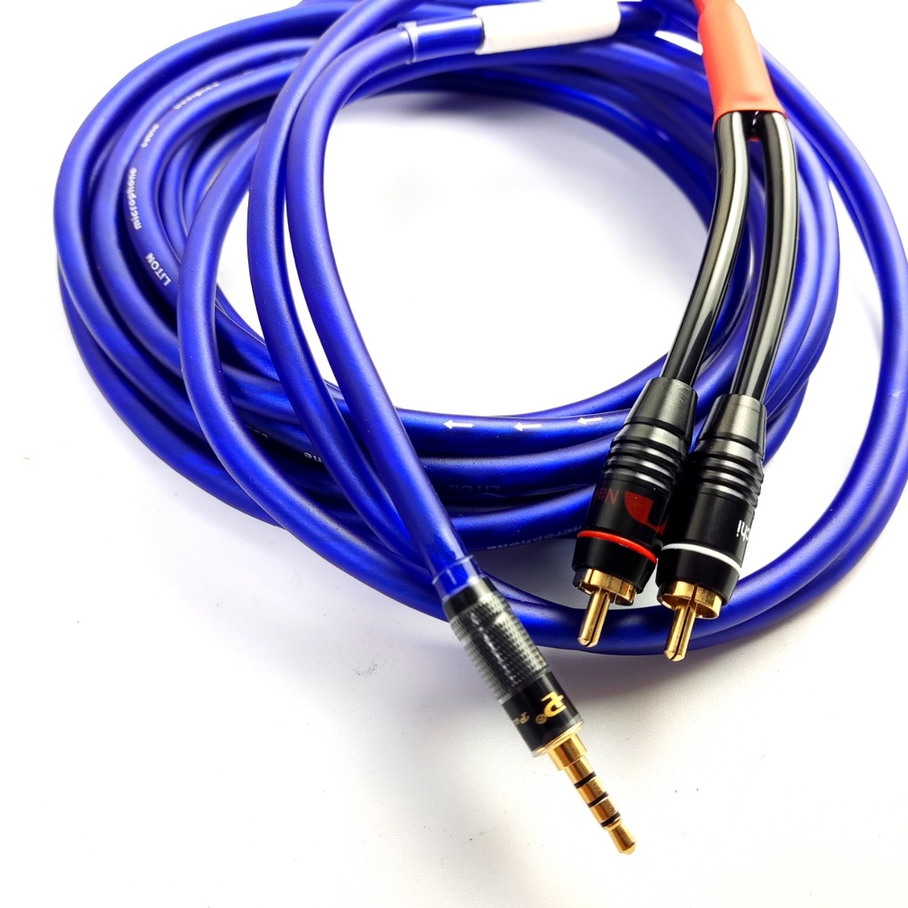 Dây Livestream thu âm từ điện thoại, laptop ra amply, mixer dây liton chống nhiễu