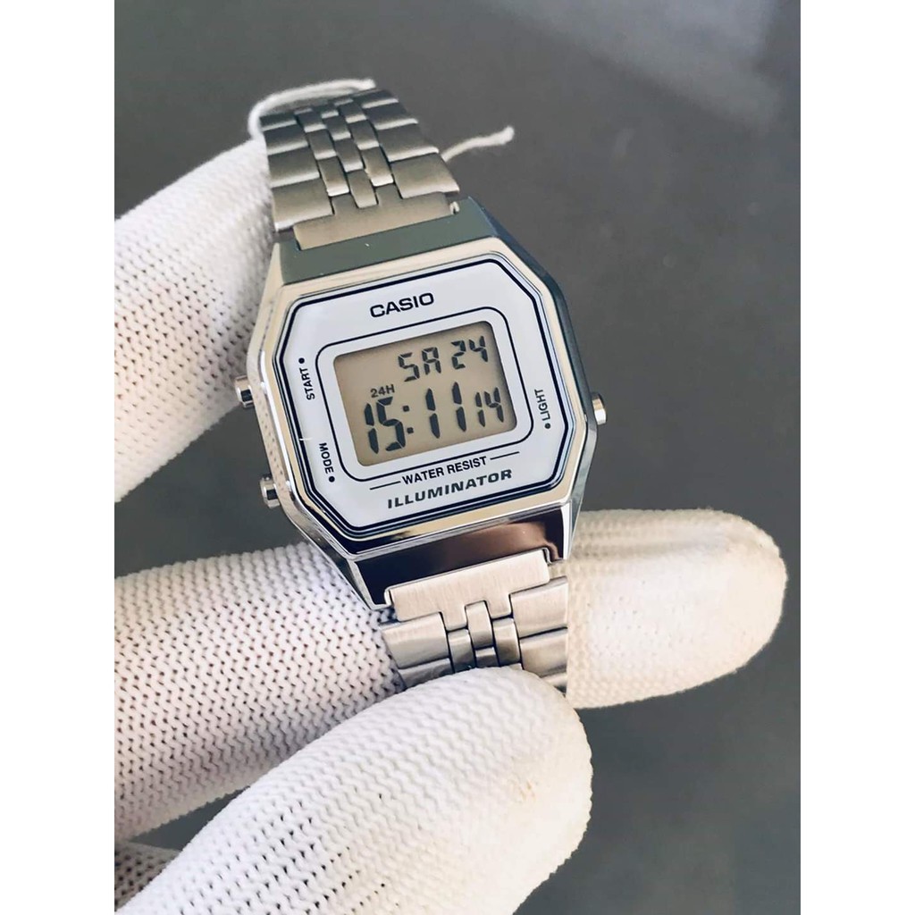 Đồng hồ nữ Casio LA680WA-1BDF dây đeo thép không gỉ cổ điển , sang trọng , đẳng cấp