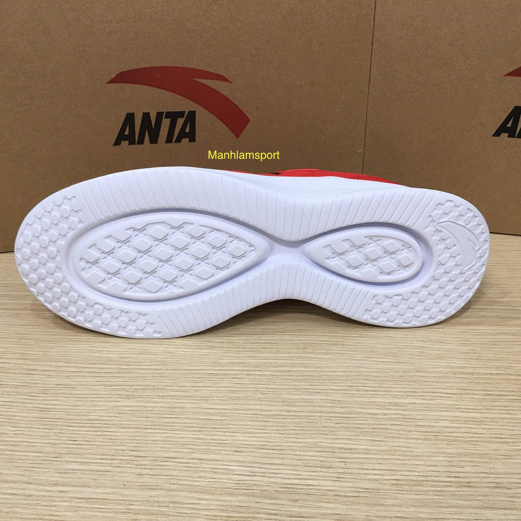[Tặng tất] Giày chạy bộ Anta R-5520/1 Đỏ đi nhẹ, êm, vải mềm, da chống nước, bảo hành 2 tháng, đổi mới trong 7 ngày