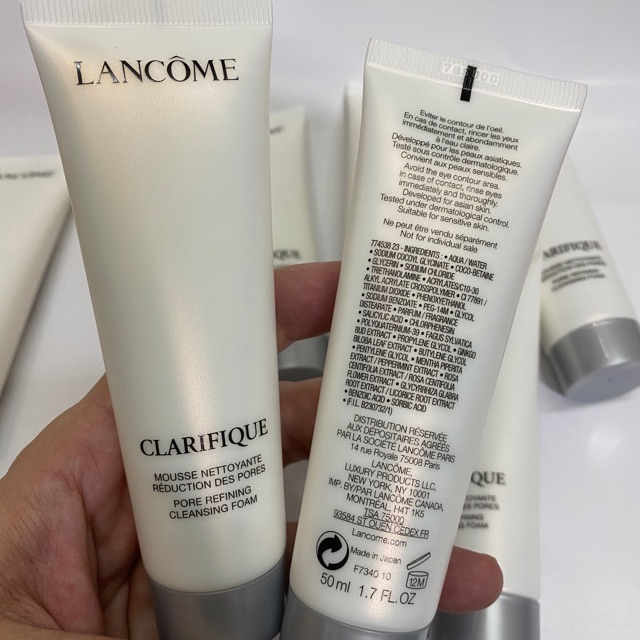 Sữa rửa mặt tạo bọt Lancome Clarifique mini 50ml mẫu mới