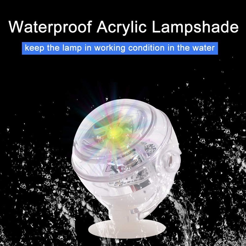 Đèn led trang trí bể cá chống nước có giác hút