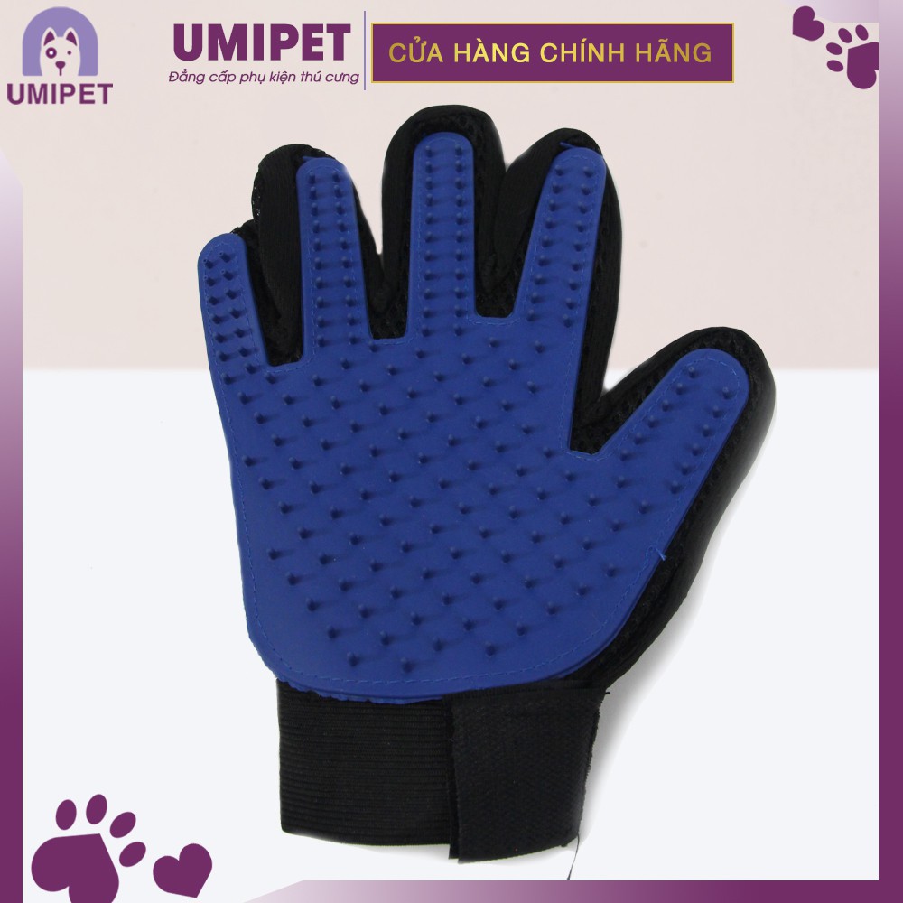 Găng tay lấy lông rụng cho Chó Mèo UMIPET - Găng tay chất liệu nhựa dẻo cao cấp tiện lợi cho việc chăm sóc thúc cưng