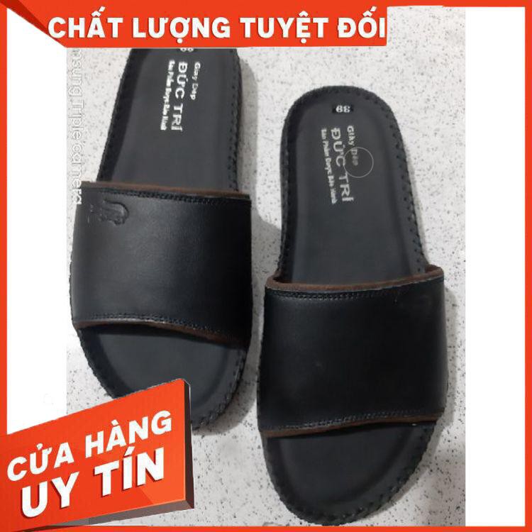 Dép Nam quai ngan da bò cao cấp KI 1