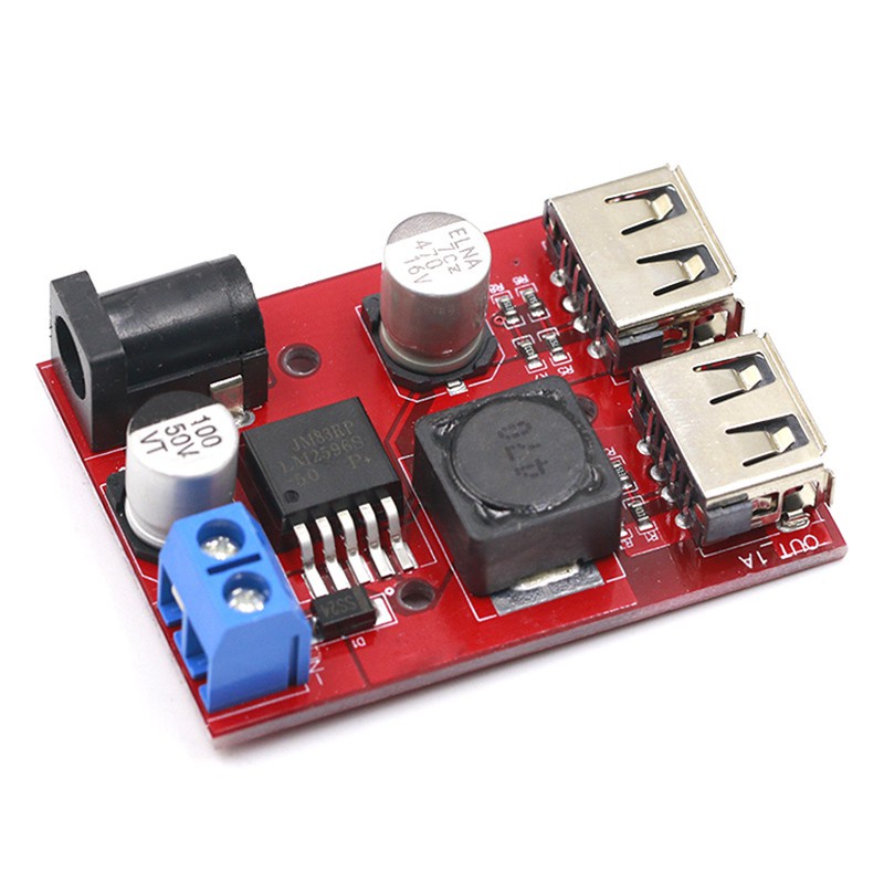 Mô Đun Hạ Áp Năng Lượng Mặt Trời Từ 9v / 12v / 24v / 36v Sang 5V 3A