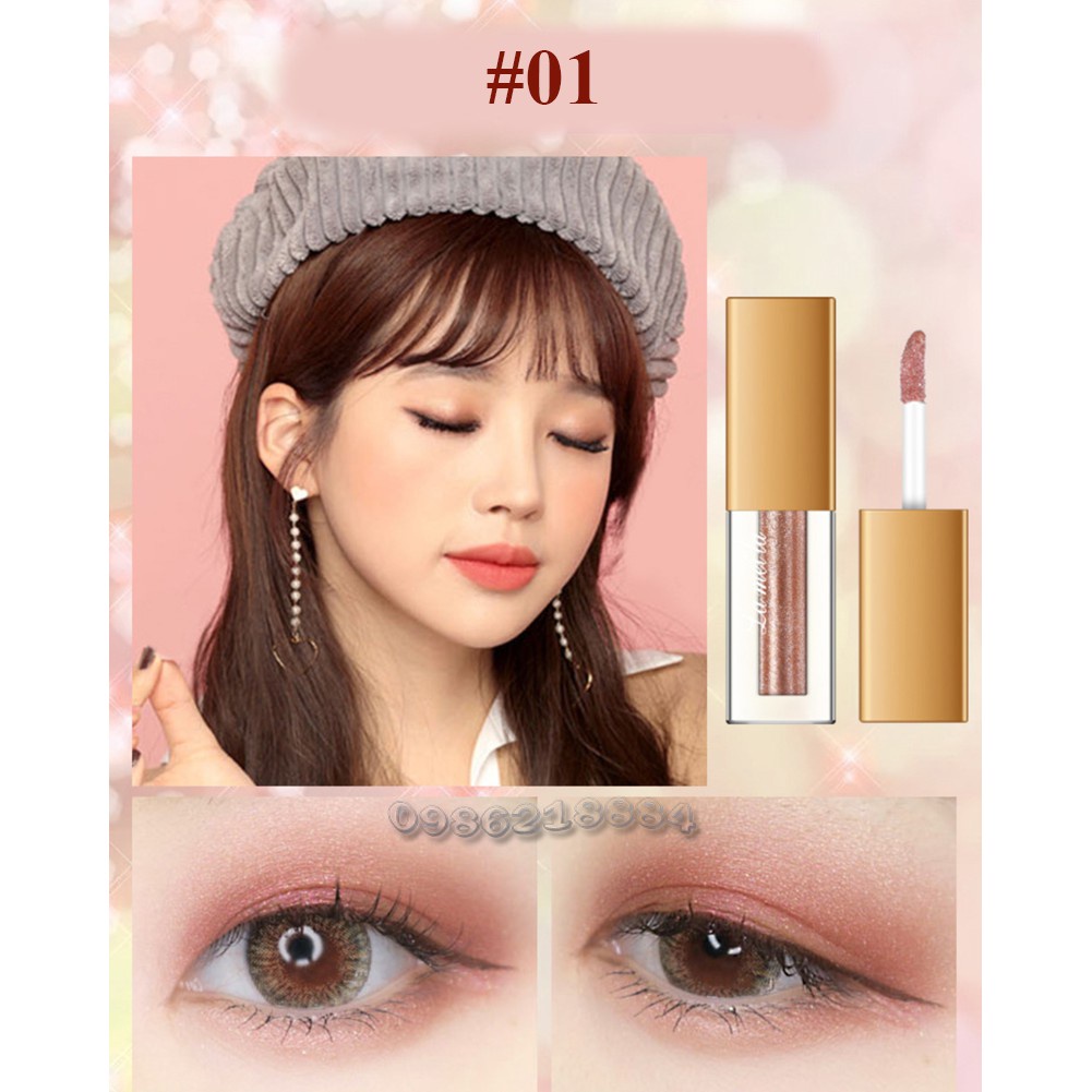 Nhũ mắt ánh kim lấp lánh Lameila Liquid Eye Shadow LLS6 Neity LNM1