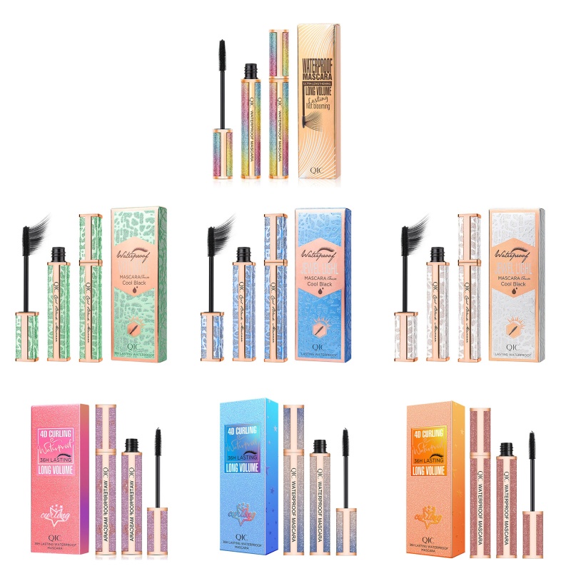 Mascara Sợi Tơ 4D Màu Đen Làm Dài Và Dày Mi Chống Nước