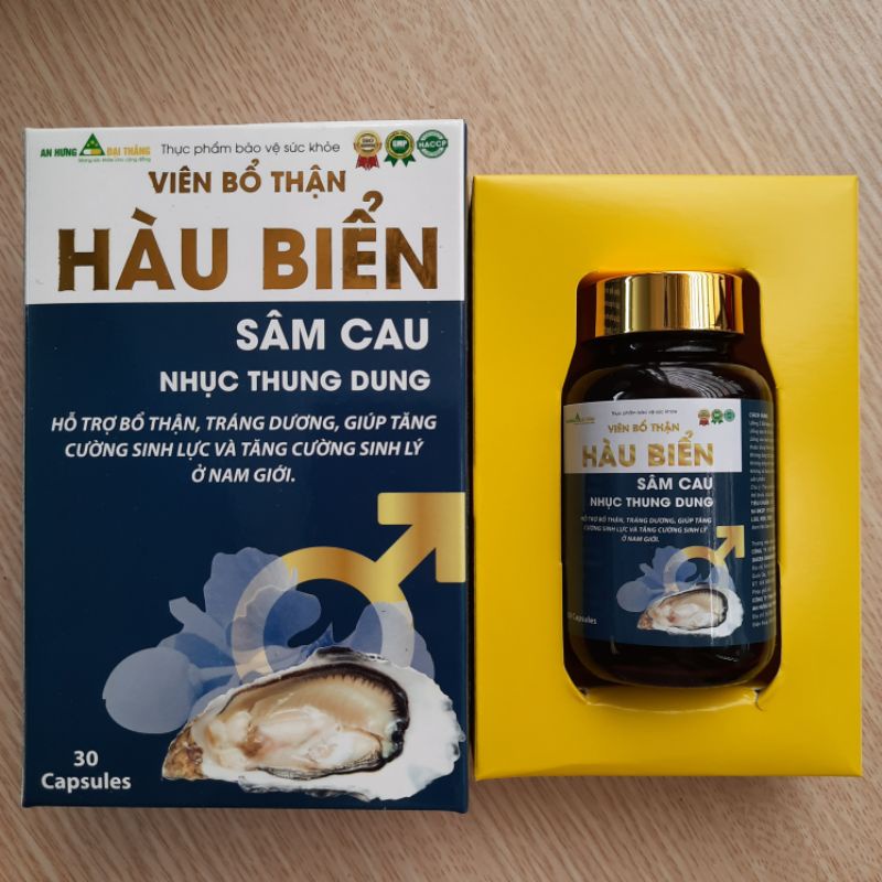 Viên bổ thận HÀU BIỂN SÂM CAU thục nhung dung - Tinh chất hàu biển OB - Tăng cường chức năng sinh lý nam giới