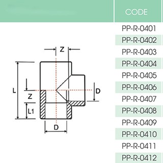 TÊ 50 NHIỆT/ TÊ ĐỀU 90 ĐỘ PPR PHI 50- EUROPIPE