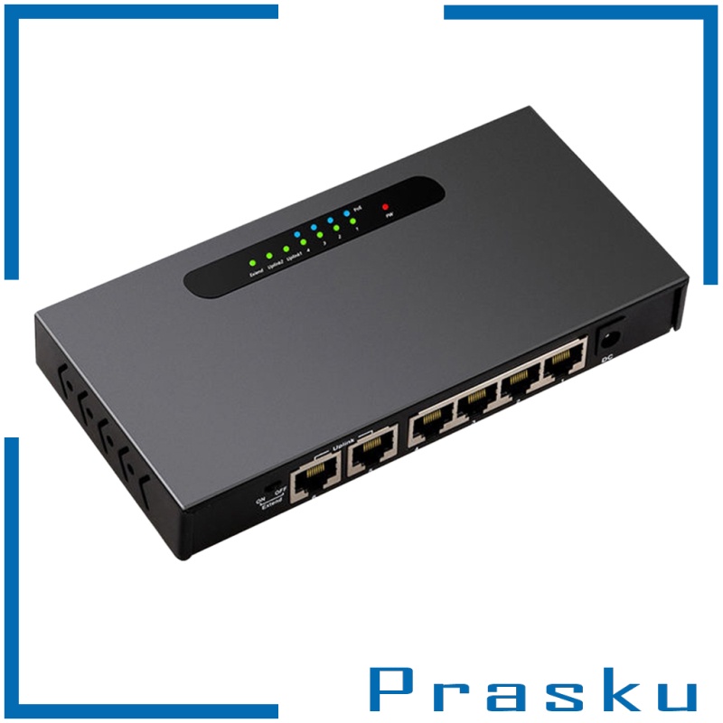 Công Tắc Mạng 6 Cổng Poe Gigabit 10 / 100 / 1000mpbs Lan 4 Cổng