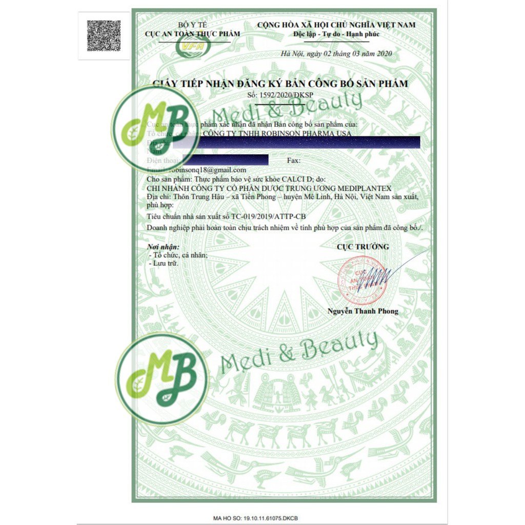 Viên uống bổ sung canxi, vitamin d3, ngừa loãng xương CALCI D hộp 100 viên