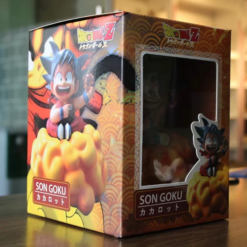 Mô hình Dragonballz Goku Kid ngồi cân đẩu vân tay cầm ngọc rồng