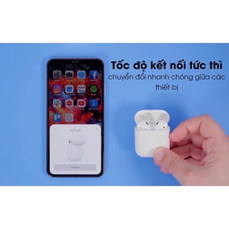 Tai nghe Airpods bản nâng cấp thế hệ 2 - bảo hành 1 đổi 1 12 tháng | BigBuy360 - bigbuy360.vn