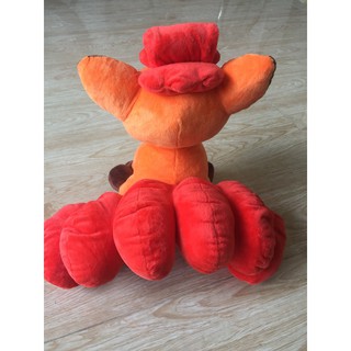 Gấu bông cáo 6 đuôi Vulpix lửa size to