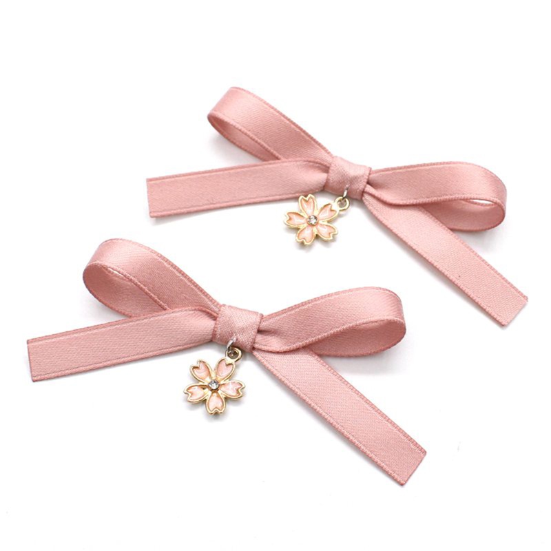 Dây Buộc Tóc Co Giãn Đính Nơ Ruy Băng Ren Phong Cách Lolita