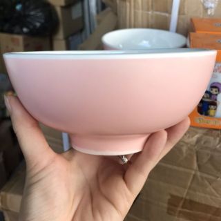 ( Mua 10 tặng 1) Combo 6 Tô màu hồng pastel men sứ sáng bóng, đẹpSet 6 tô #80k